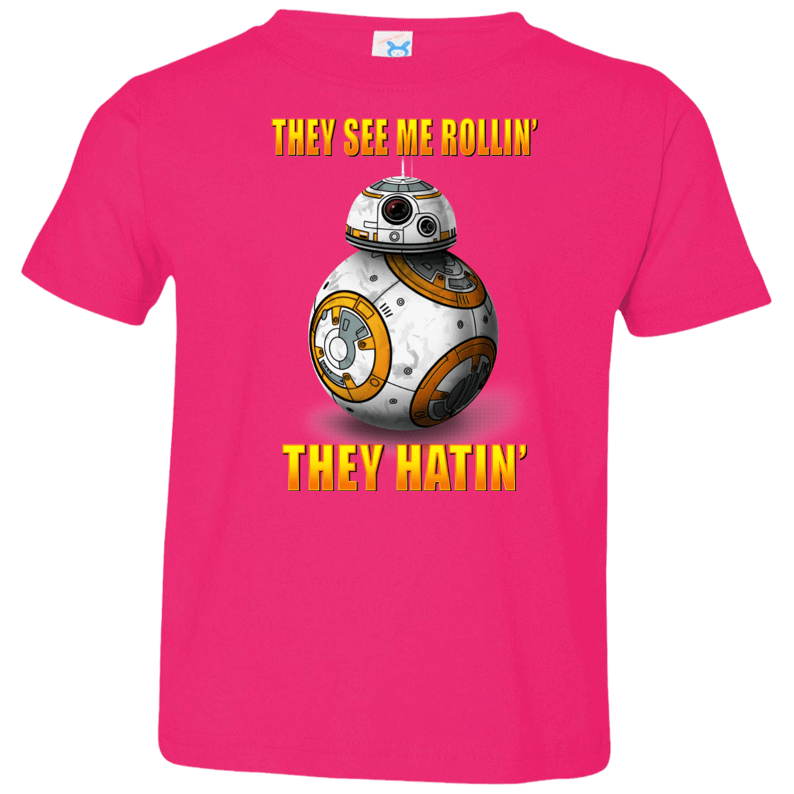 T-Shirts Hot Pink / 2T BB8TSMR Toddler Premium T-Shirt