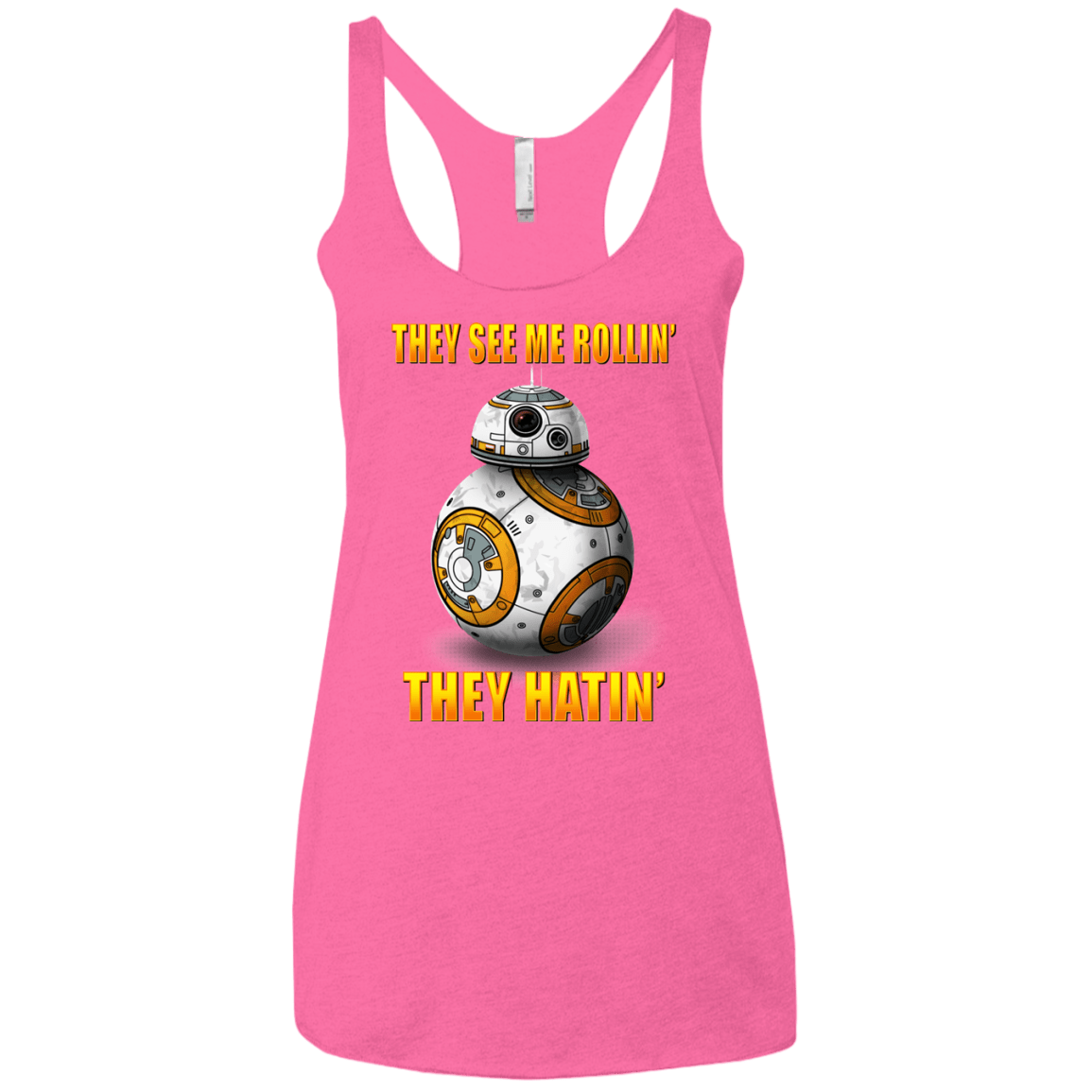 T-Shirts Vintage Pink / X-Small BB8TSMR Women's Triblend Racerback Tank