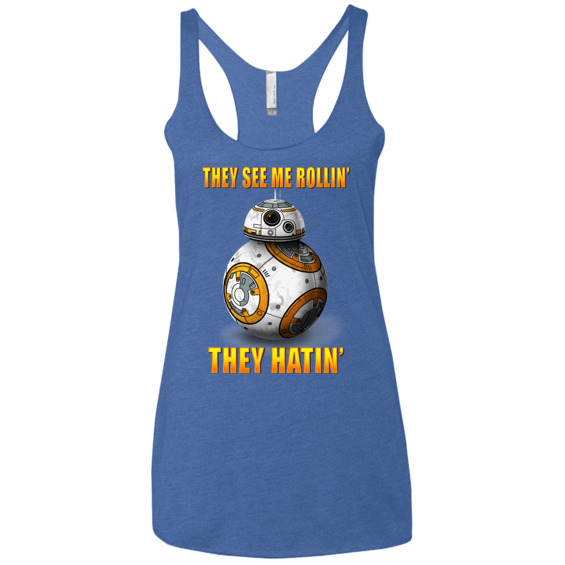 T-Shirts Vintage Royal / X-Small BB8TSMR Women's Triblend Racerback Tank