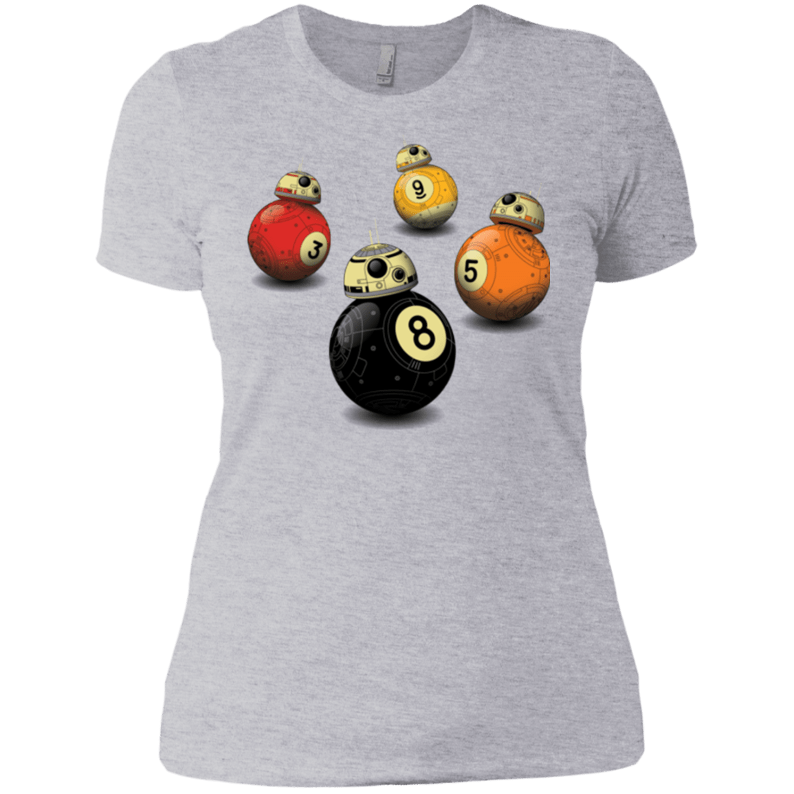 T-Shirts Heather Grey / X-Small BB9 Ball Women's Premium T-Shirt