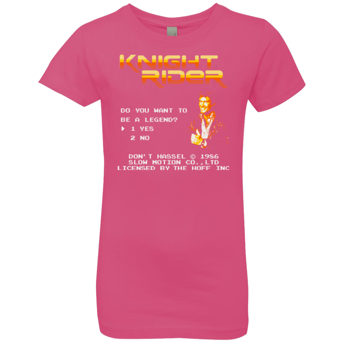 T-Shirts Hot Pink / YXS Be a legend Girls Premium T-Shirt