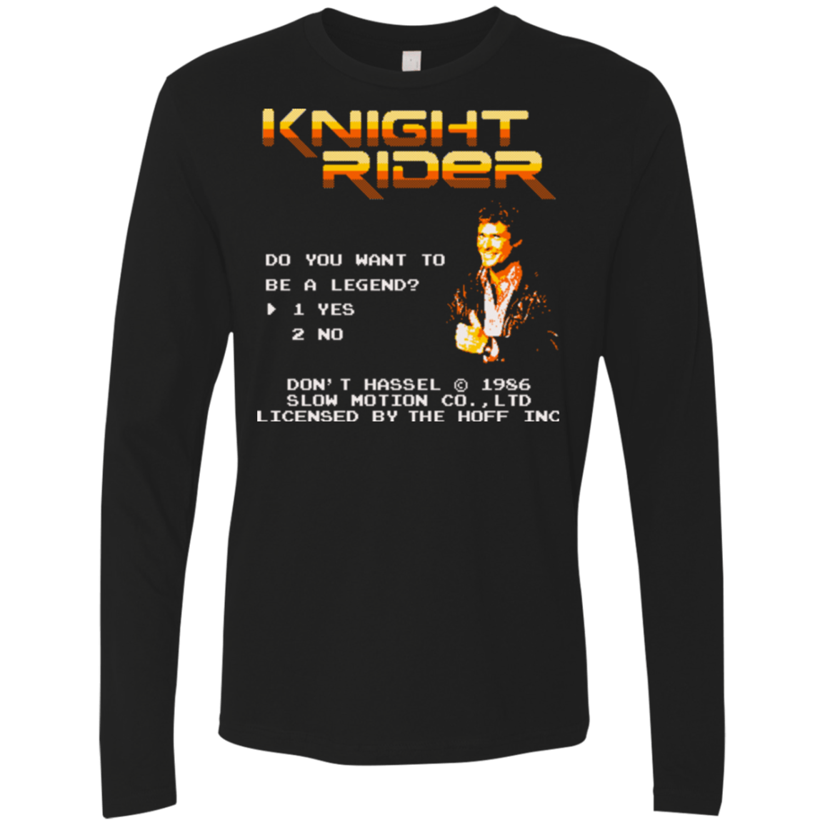 T-Shirts Black / Small Be a legend Men's Premium Long Sleeve