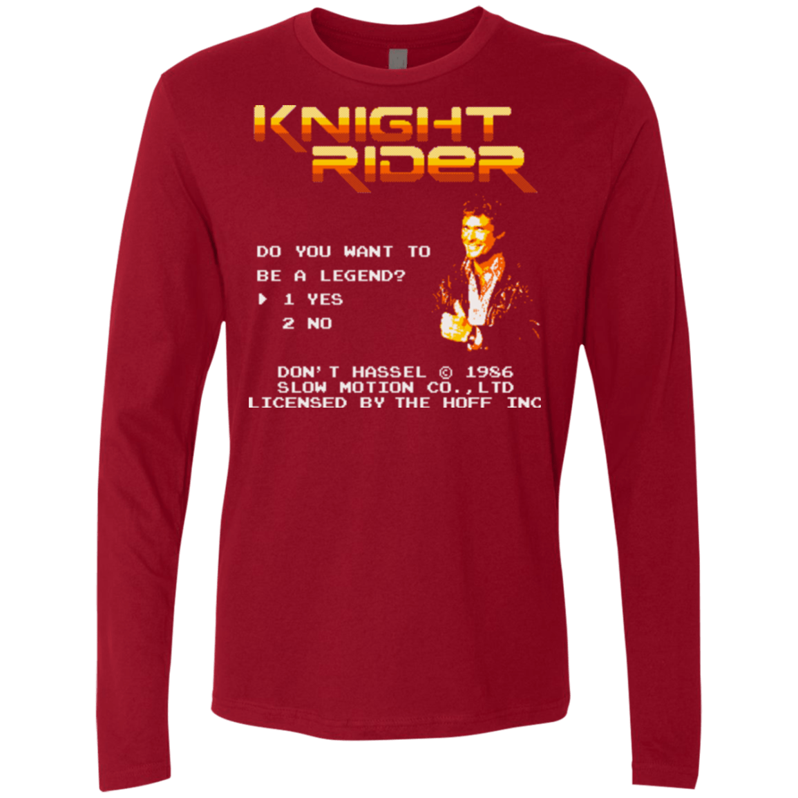 T-Shirts Cardinal / Small Be a legend Men's Premium Long Sleeve