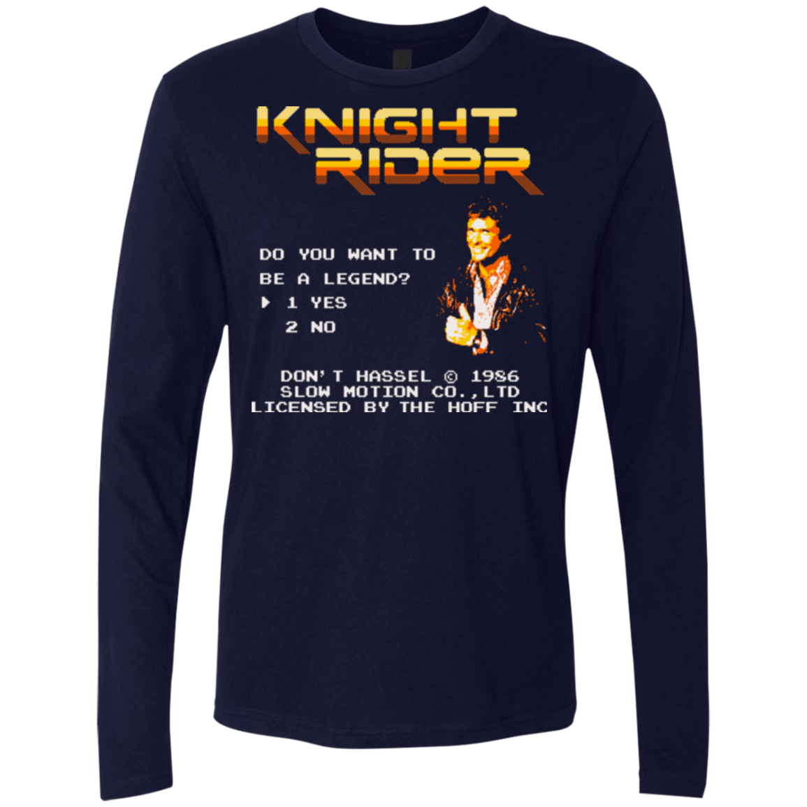 T-Shirts Midnight Navy / Small Be a legend Men's Premium Long Sleeve