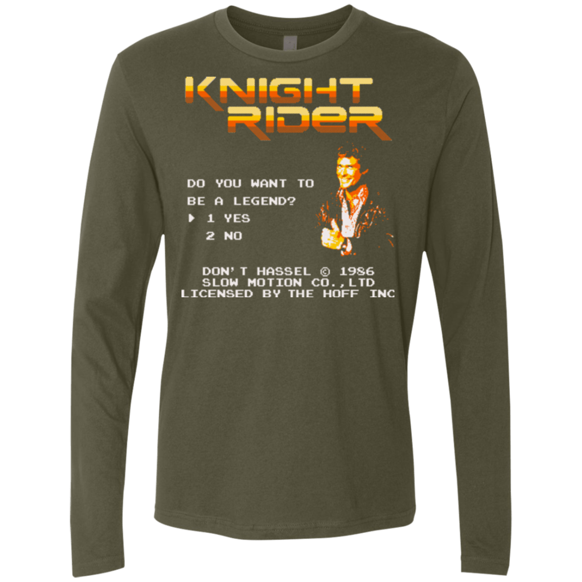 T-Shirts Military Green / Small Be a legend Men's Premium Long Sleeve