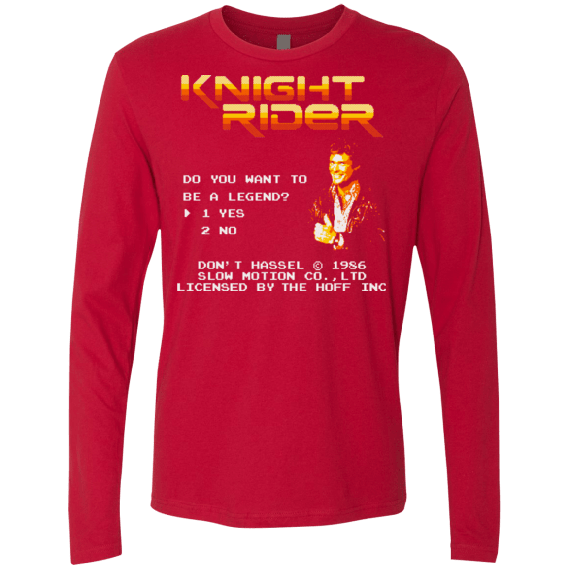 T-Shirts Red / Small Be a legend Men's Premium Long Sleeve