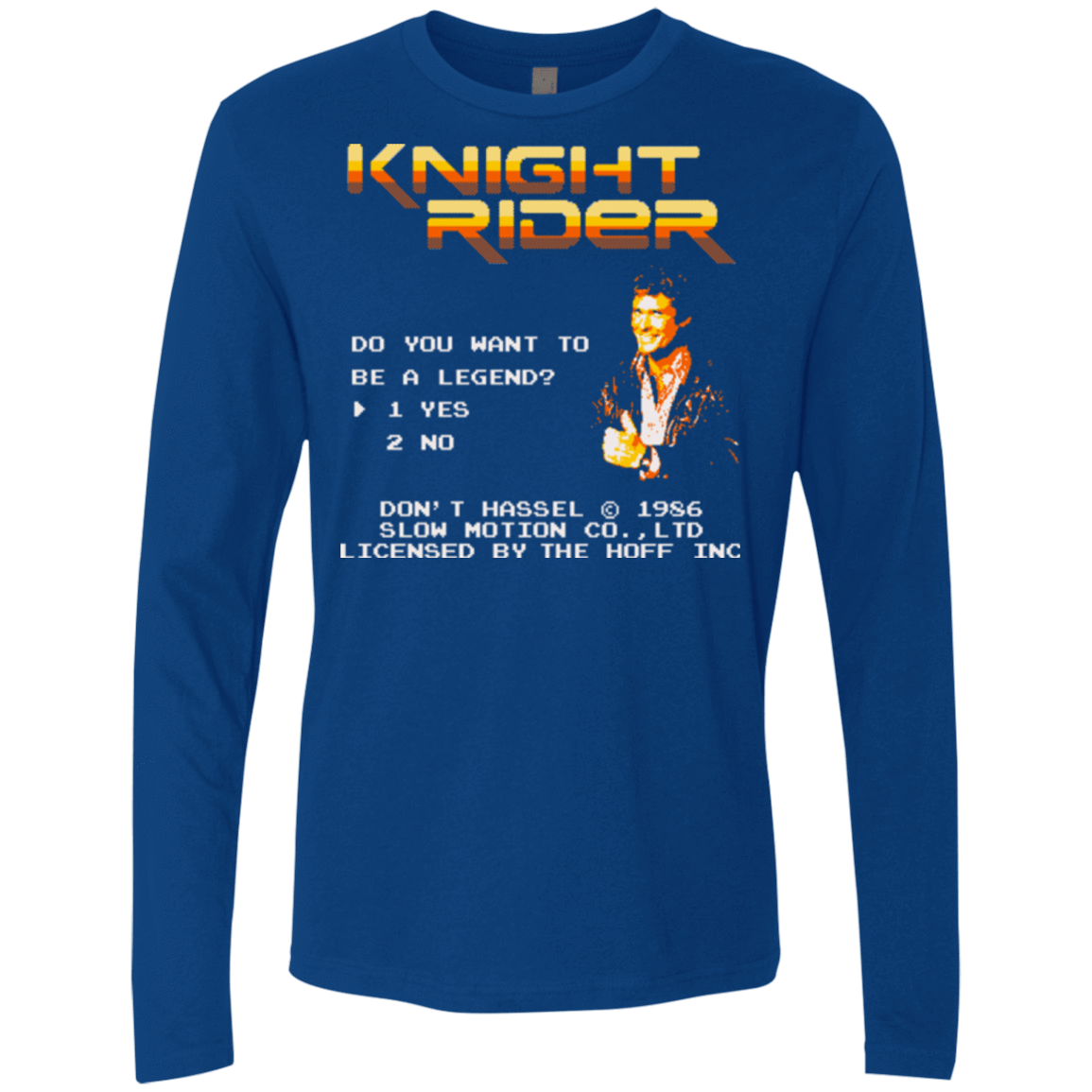 T-Shirts Royal / Small Be a legend Men's Premium Long Sleeve