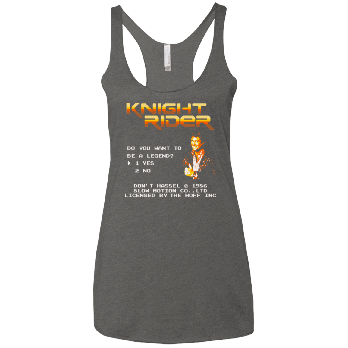 T-Shirts Premium Heather / X-Small Be a legend Women's Triblend Racerback Tank