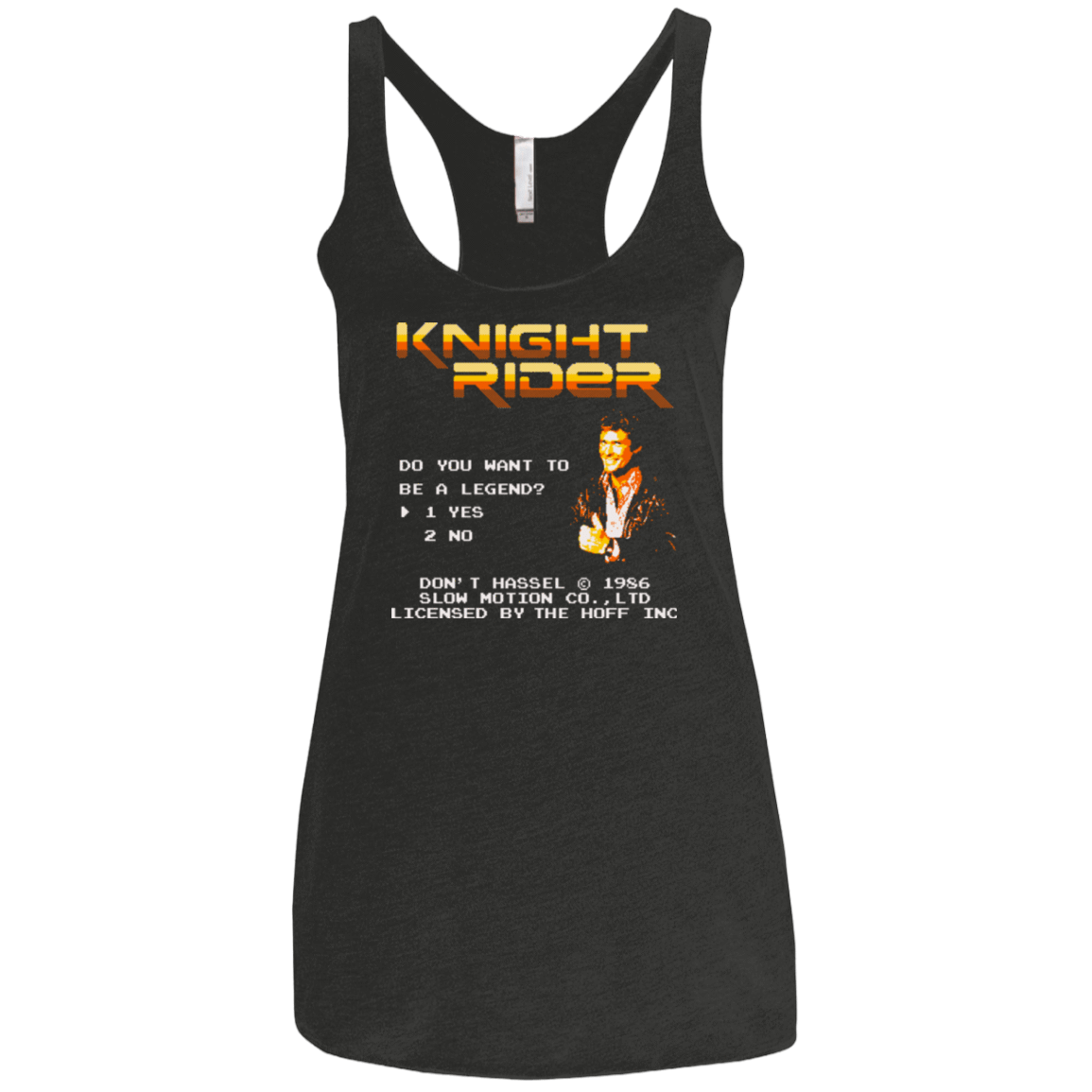 T-Shirts Vintage Black / X-Small Be a legend Women's Triblend Racerback Tank