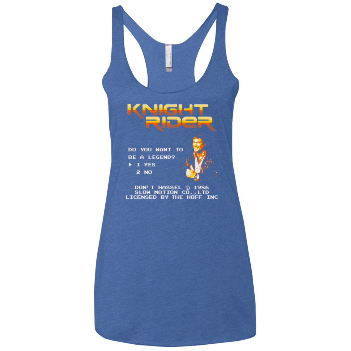 T-Shirts Vintage Royal / X-Small Be a legend Women's Triblend Racerback Tank