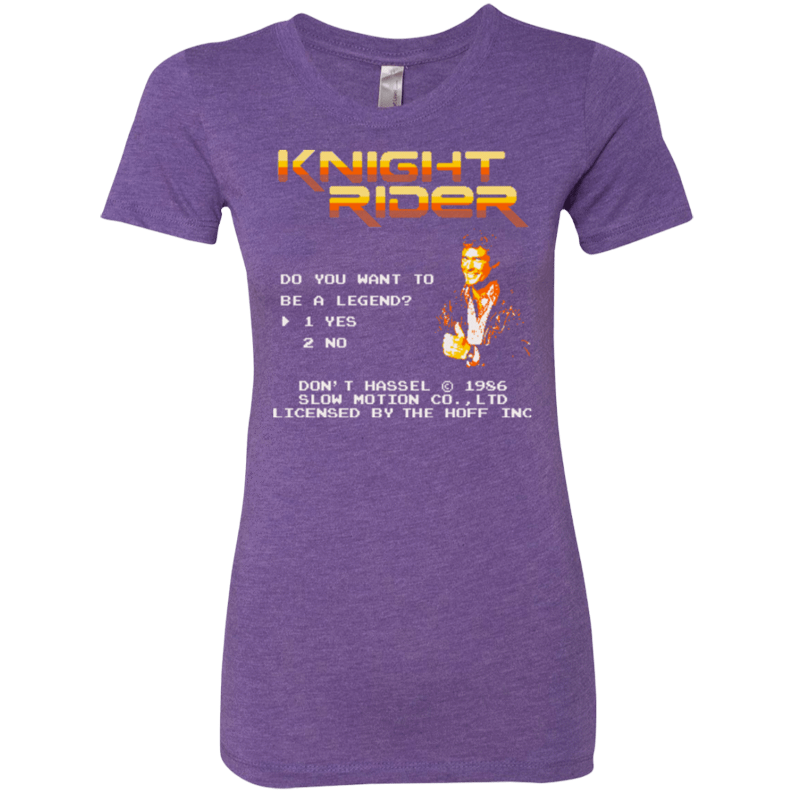 T-Shirts Purple Rush / Small Be a legend Women's Triblend T-Shirt