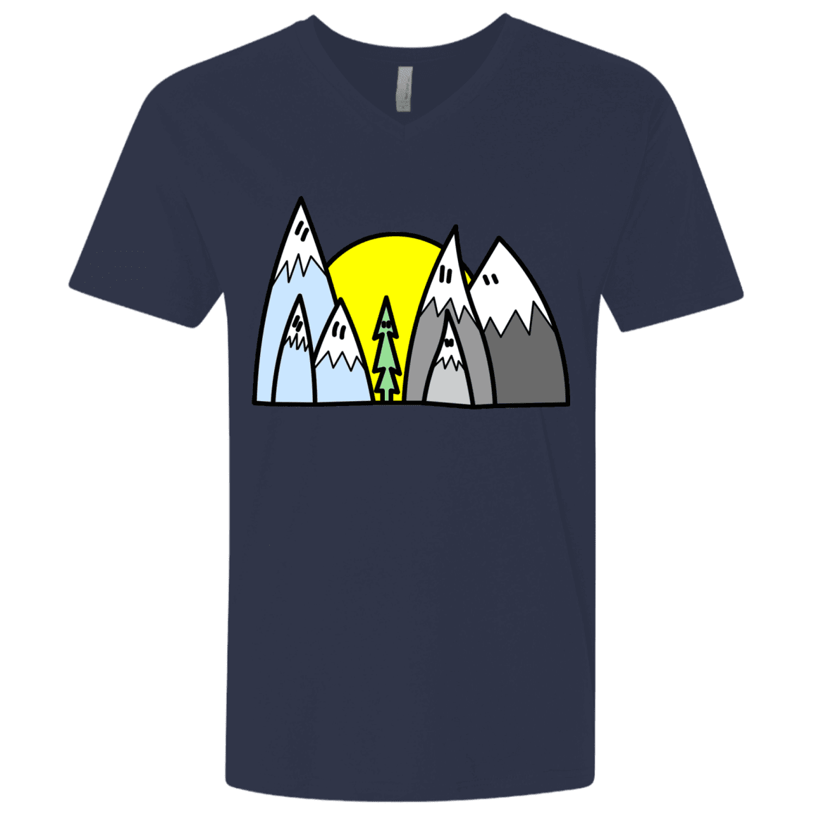 T-Shirts Midnight Navy / X-Small Be Different Men's Premium V-Neck