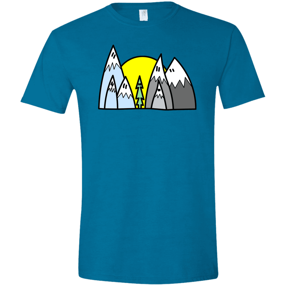 T-Shirts Antique Sapphire / S Be Different Men's Semi-Fitted Softstyle