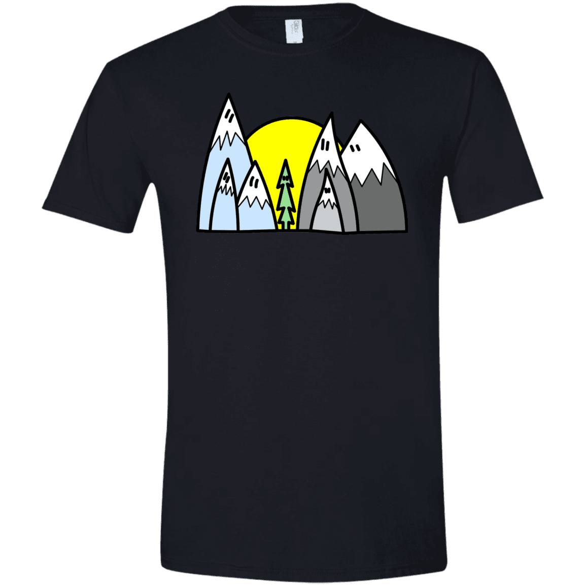 T-Shirts Black / X-Small Be Different Men's Semi-Fitted Softstyle