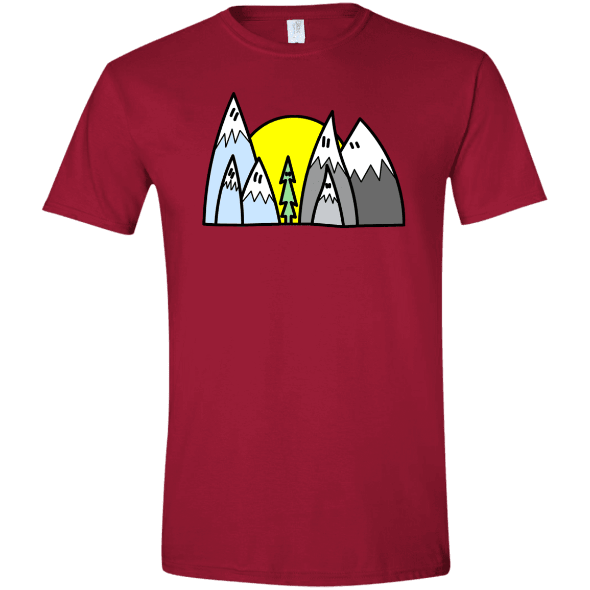 T-Shirts Cardinal Red / S Be Different Men's Semi-Fitted Softstyle