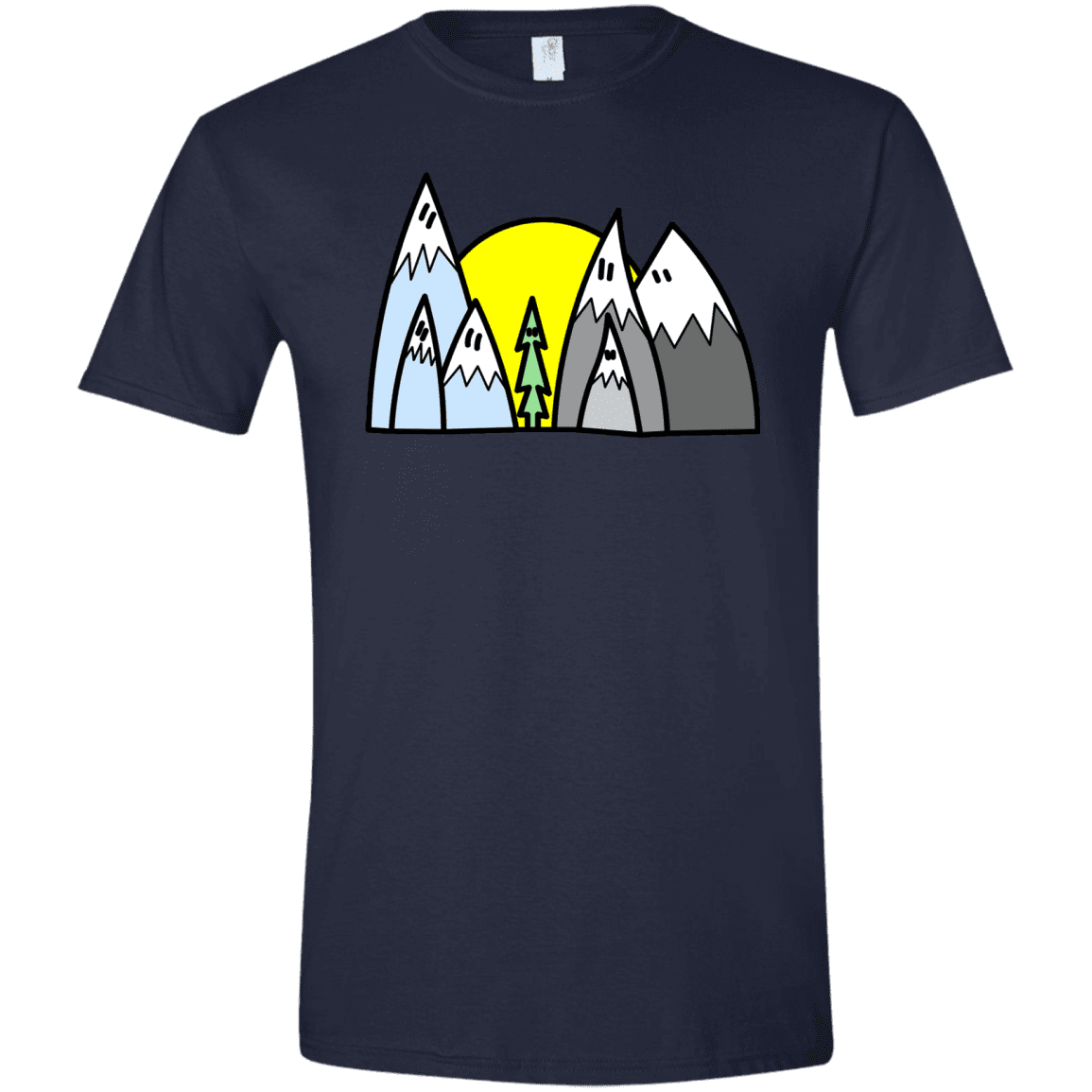 T-Shirts Navy / X-Small Be Different Men's Semi-Fitted Softstyle