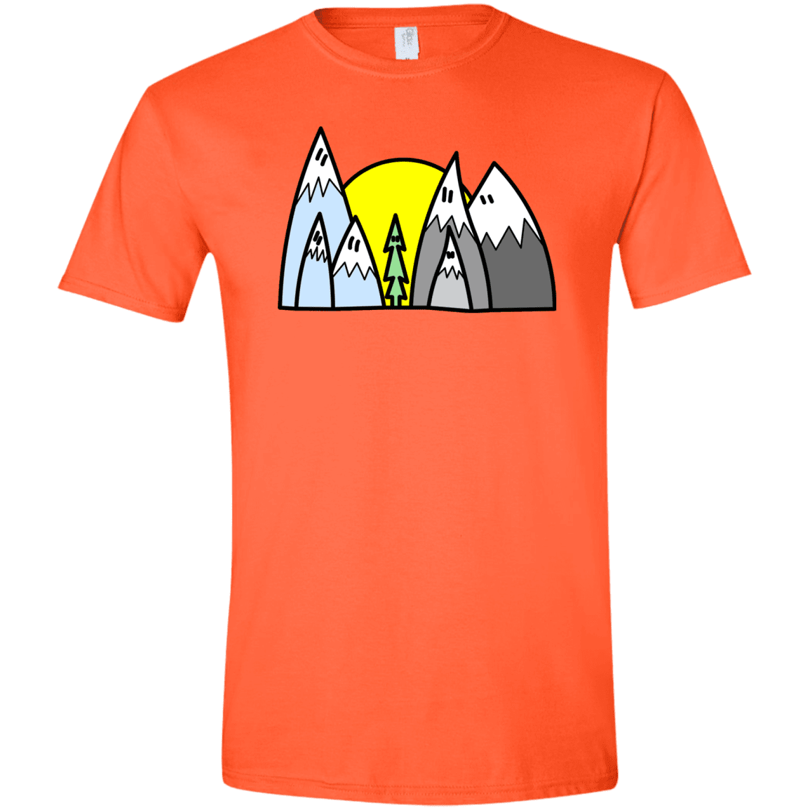 T-Shirts Orange / S Be Different Men's Semi-Fitted Softstyle