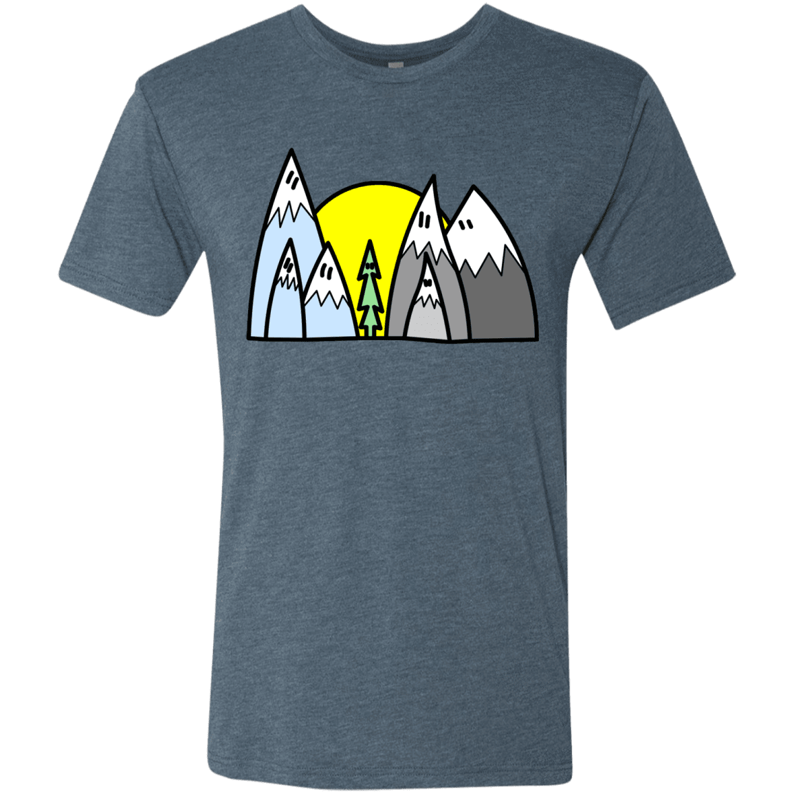 T-Shirts Indigo / S Be Different Men's Triblend T-Shirt