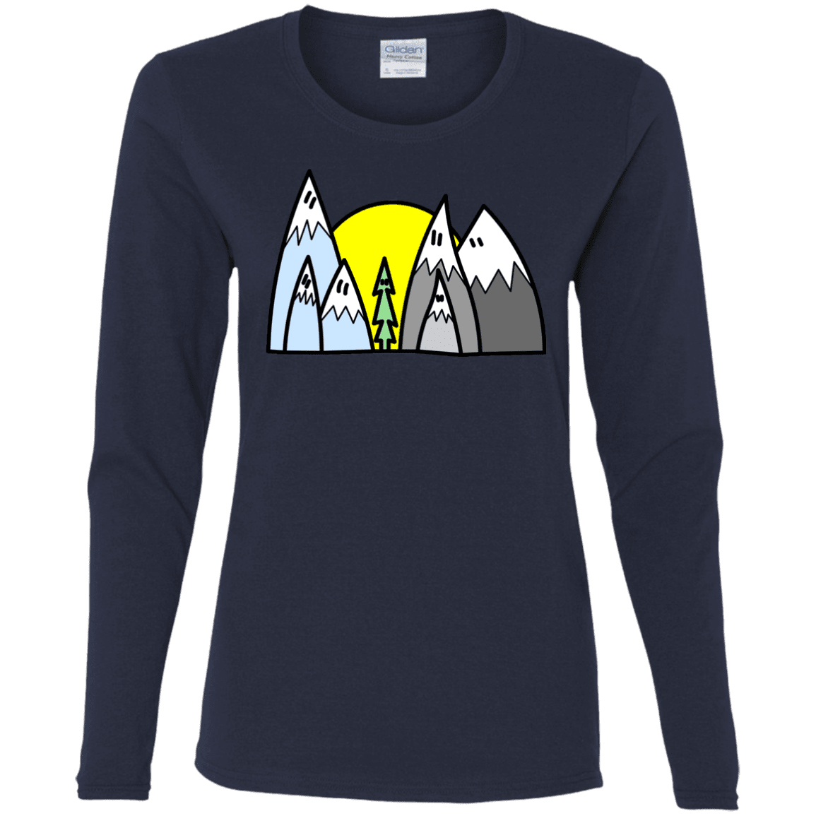 T-Shirts Navy / S Be Different Women's Long Sleeve T-Shirt
