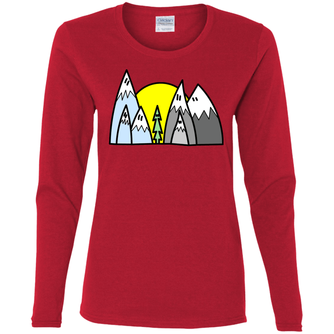T-Shirts Red / S Be Different Women's Long Sleeve T-Shirt