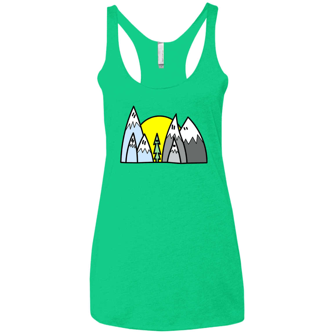 T-Shirts Envy / X-Small Be Different Women's Triblend Racerback Tank