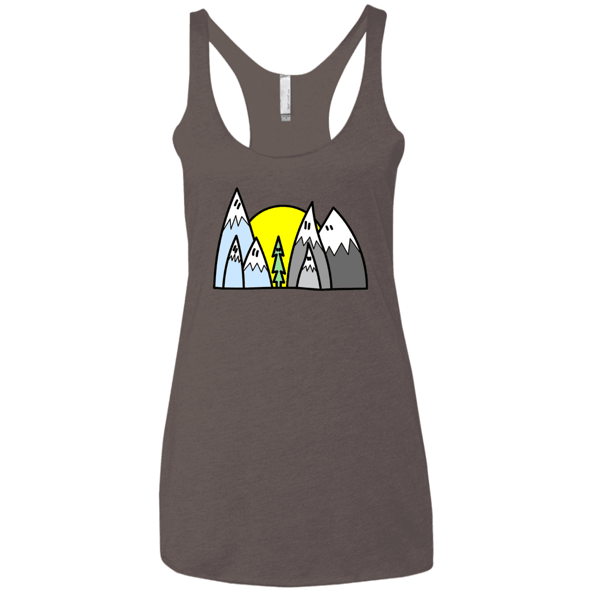 T-Shirts Macchiato / X-Small Be Different Women's Triblend Racerback Tank