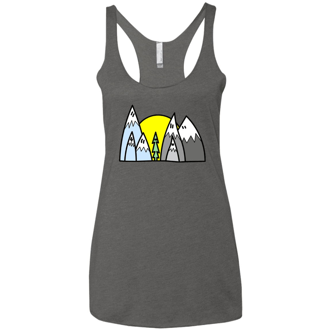 T-Shirts Premium Heather / X-Small Be Different Women's Triblend Racerback Tank