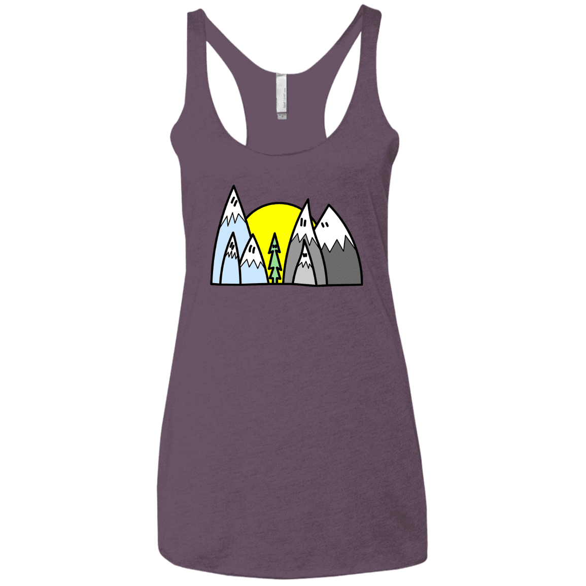 T-Shirts Vintage Purple / X-Small Be Different Women's Triblend Racerback Tank