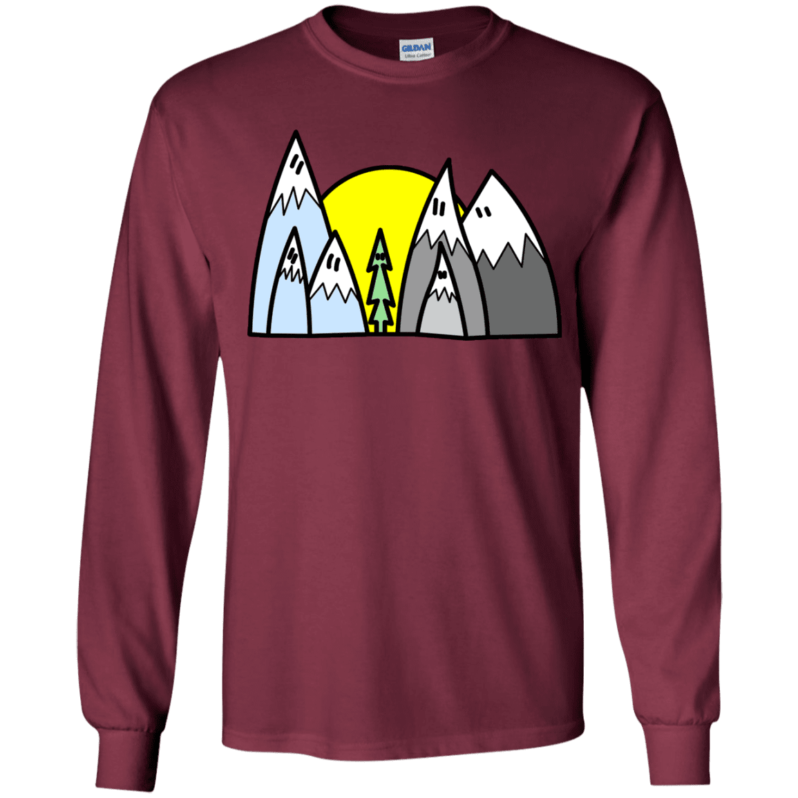 T-Shirts Maroon / YS Be Different Youth Long Sleeve T-Shirt
