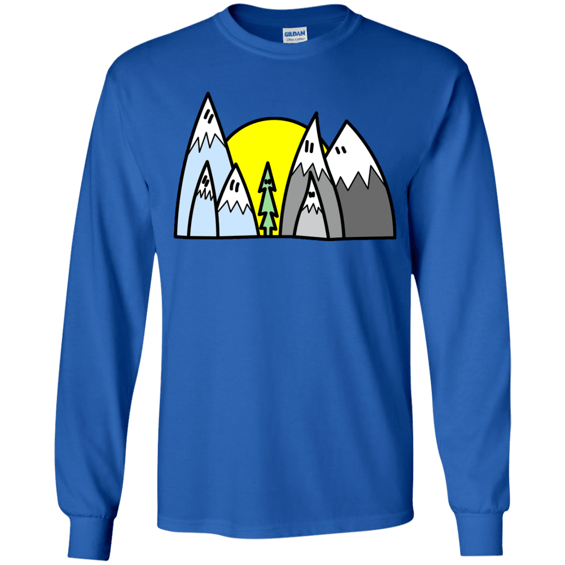 T-Shirts Royal / YS Be Different Youth Long Sleeve T-Shirt