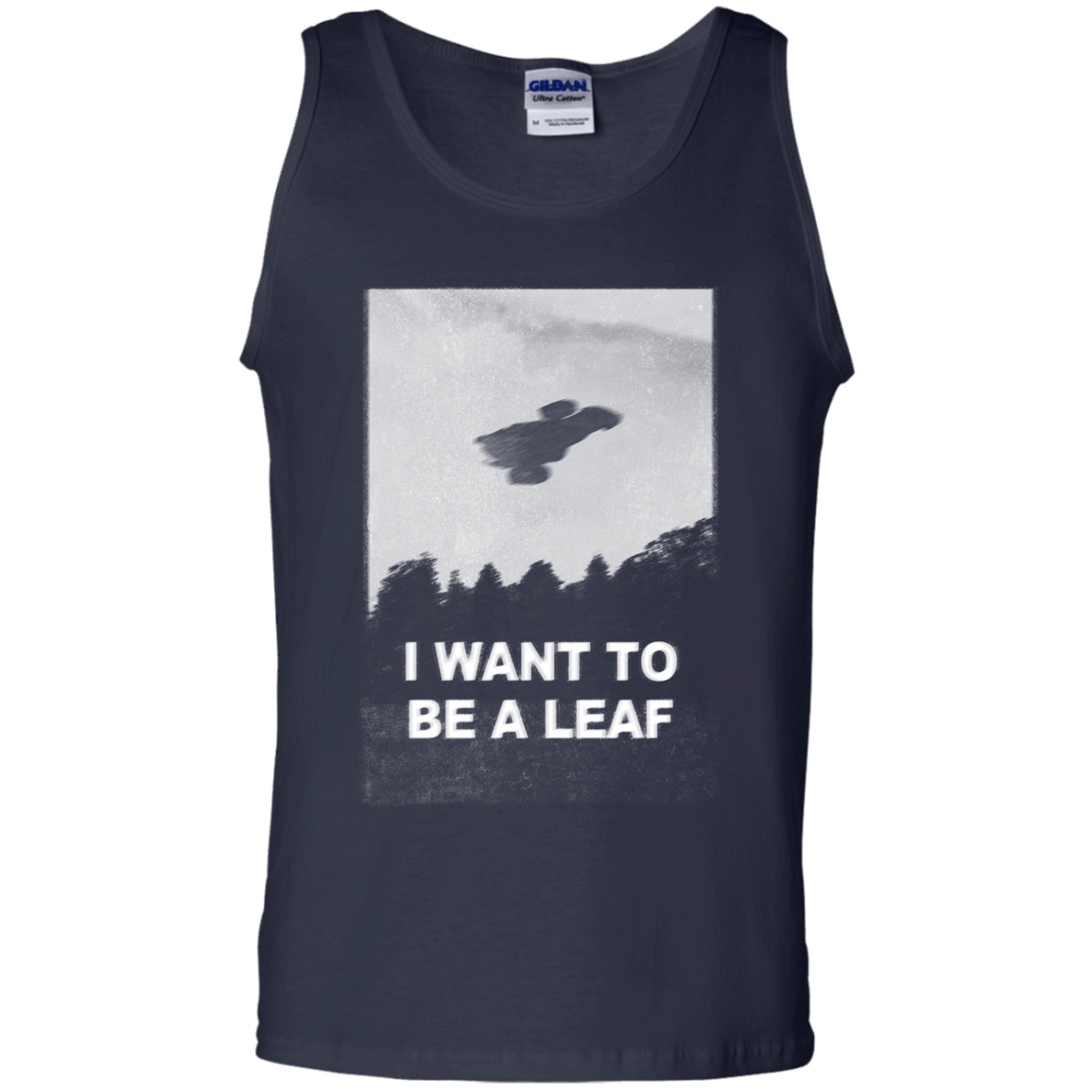 T-Shirts Navy / S Be Leaf Men's Tank Top