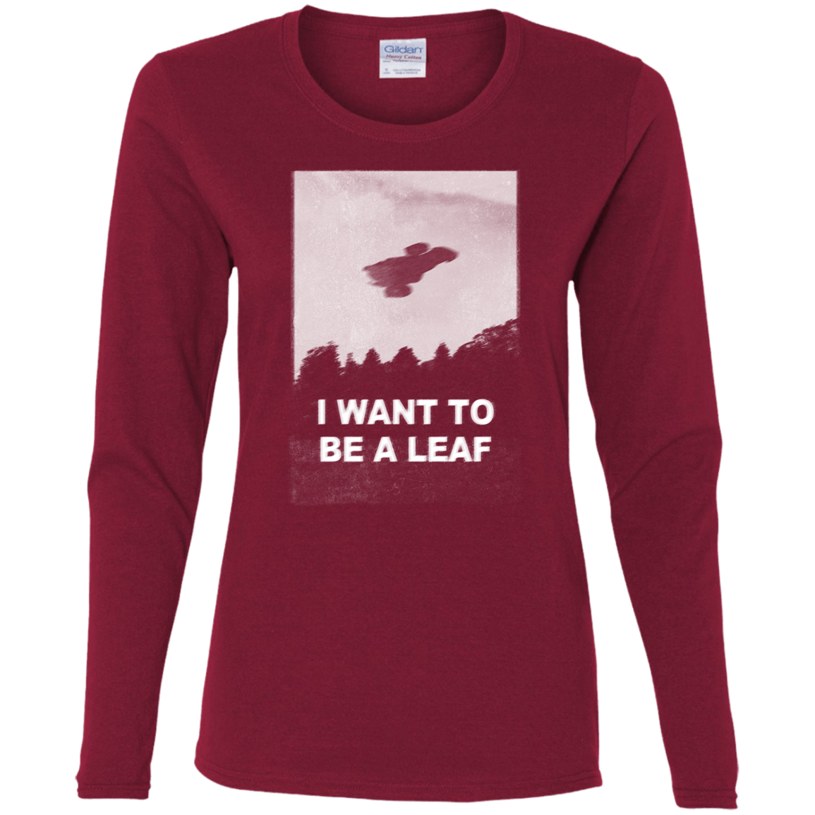 T-Shirts Cardinal / S Be Leaf Women's Long Sleeve T-Shirt