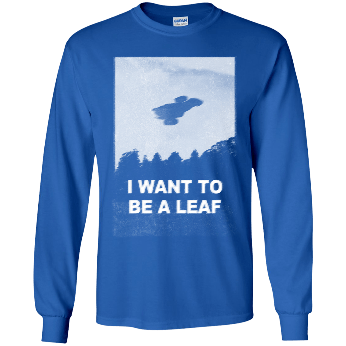 T-Shirts Royal / YS Be Leaf Youth Long Sleeve T-Shirt