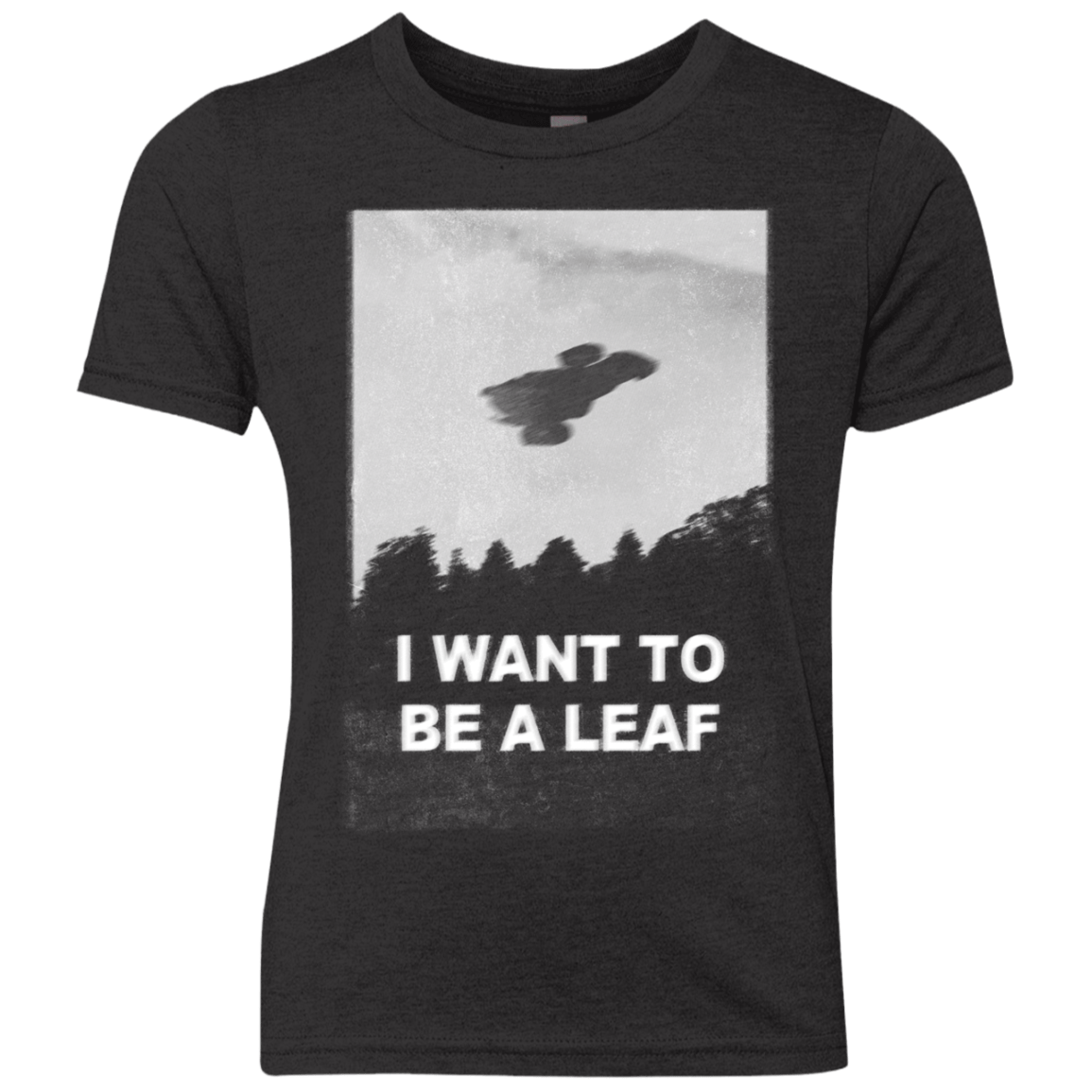 T-Shirts Vintage Black / YXS Be Leaf Youth Triblend T-Shirt
