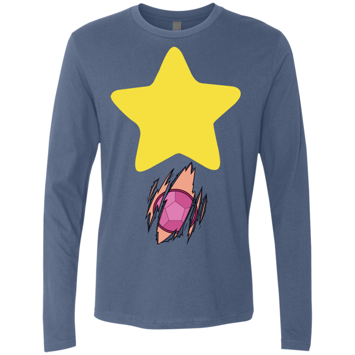 T-Shirts Indigo / S Be like Steven Men's Premium Long Sleeve