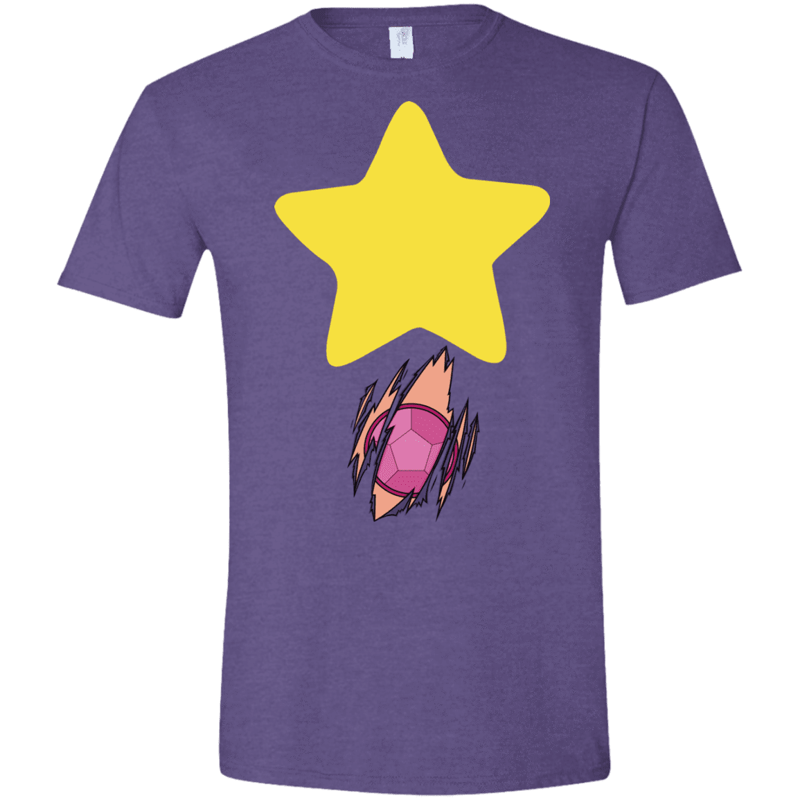 T-Shirts Heather Purple / S Be like Steven Men's Semi-Fitted Softstyle