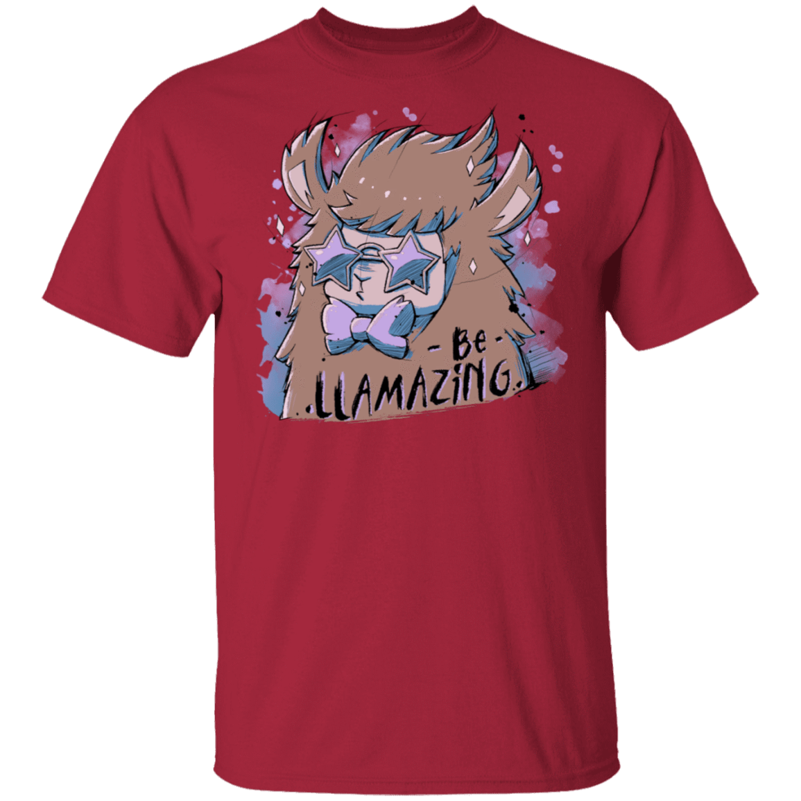 T-Shirts Cardinal / S Be Llamazing T-Shirt