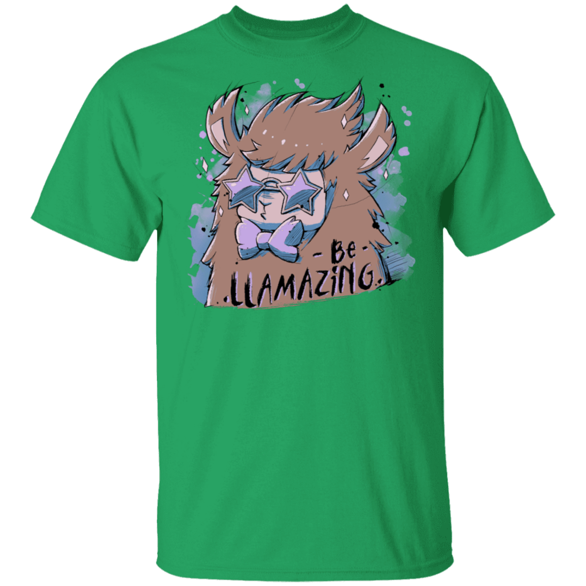 T-Shirts Irish Green / S Be Llamazing T-Shirt