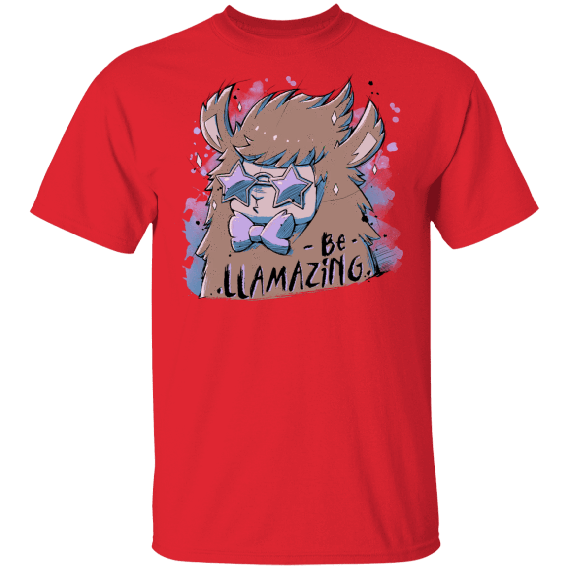 T-Shirts Red / S Be Llamazing T-Shirt