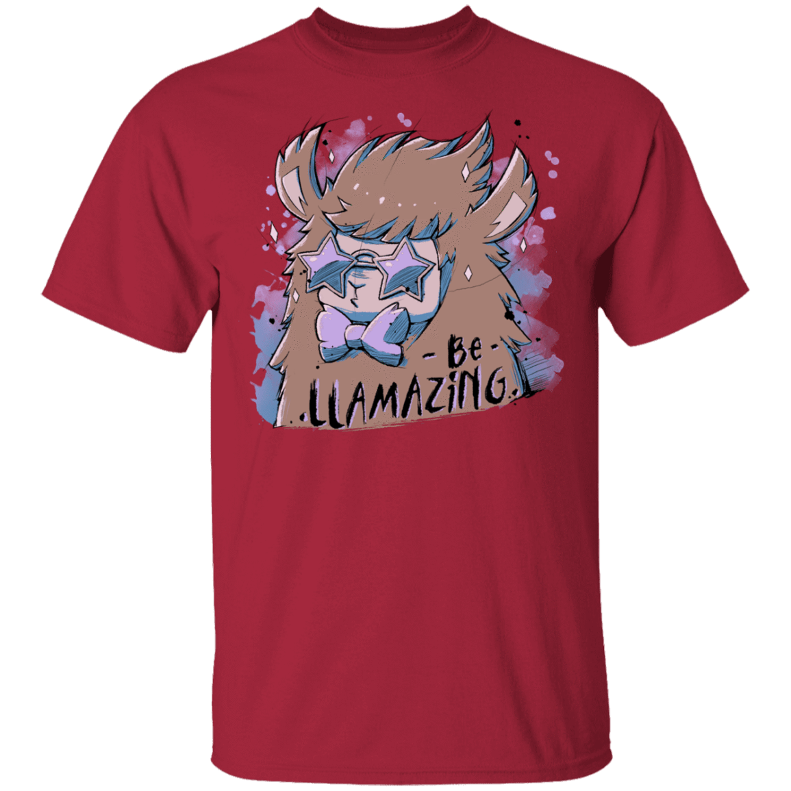 T-Shirts Cardinal / YXS Be Llamazing Youth T-Shirt