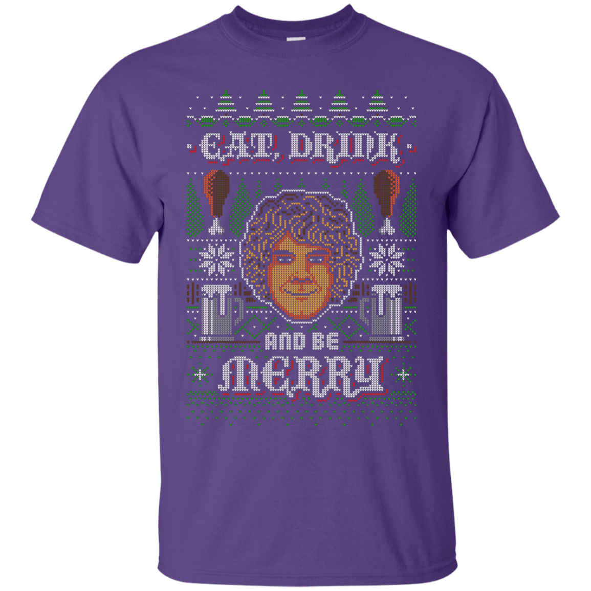 T-Shirts Purple / Small Be Merry T-Shirt