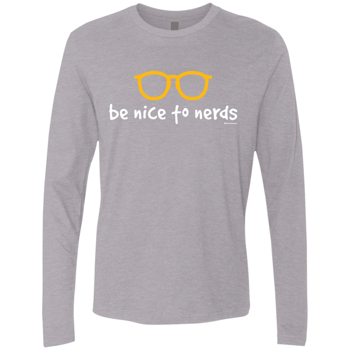 Be Nice To Nerds Men's Premium Long Sleeve