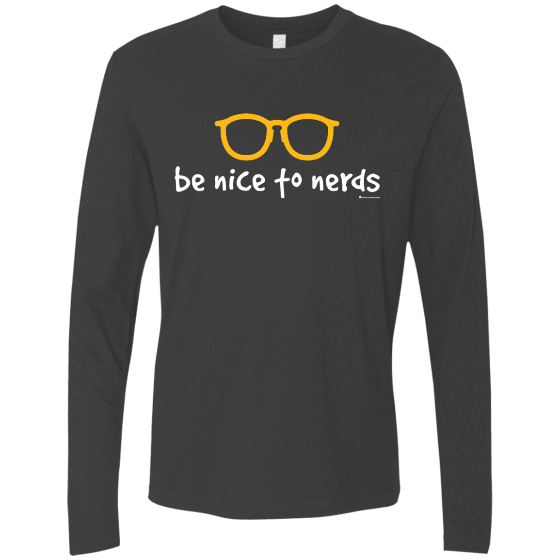 Be Nice To Nerds Men's Premium Long Sleeve