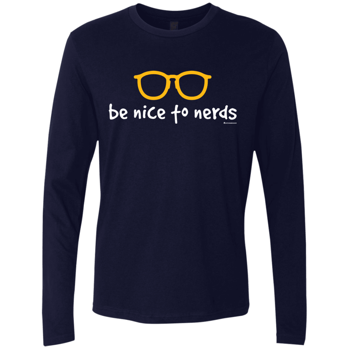 Be Nice To Nerds Men's Premium Long Sleeve