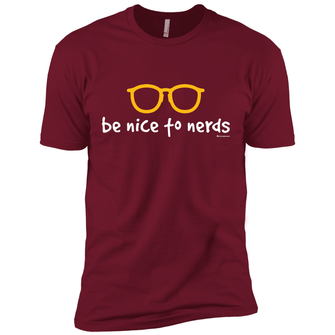 T-Shirts Cardinal / X-Small Be Nice To Nerds Men's Premium T-Shirt