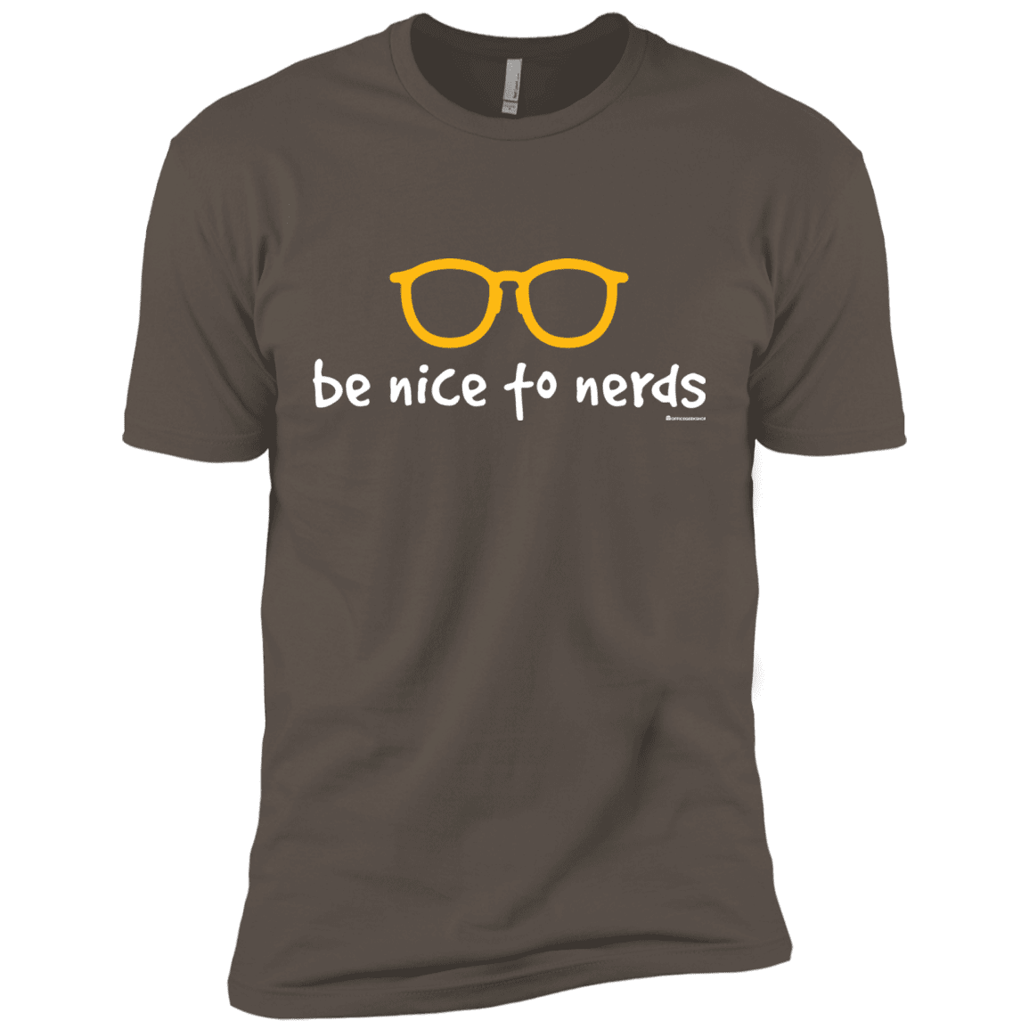 T-Shirts Warm Grey / X-Small Be Nice To Nerds Men's Premium T-Shirt
