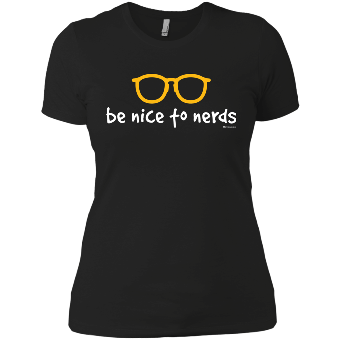 T-Shirts Black / X-Small Be Nice To Nerds Women's Premium T-Shirt