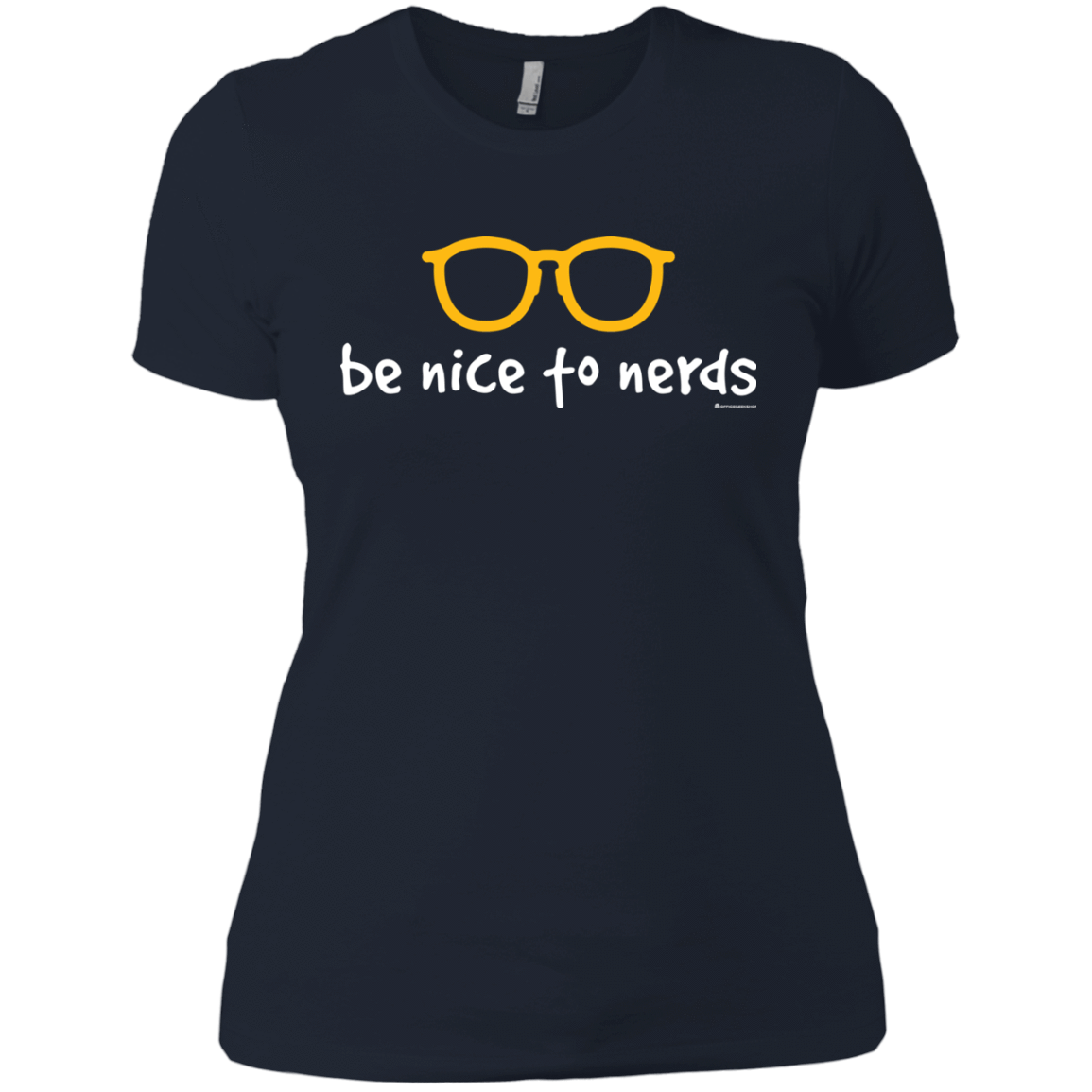 T-Shirts Midnight Navy / X-Small Be Nice To Nerds Women's Premium T-Shirt