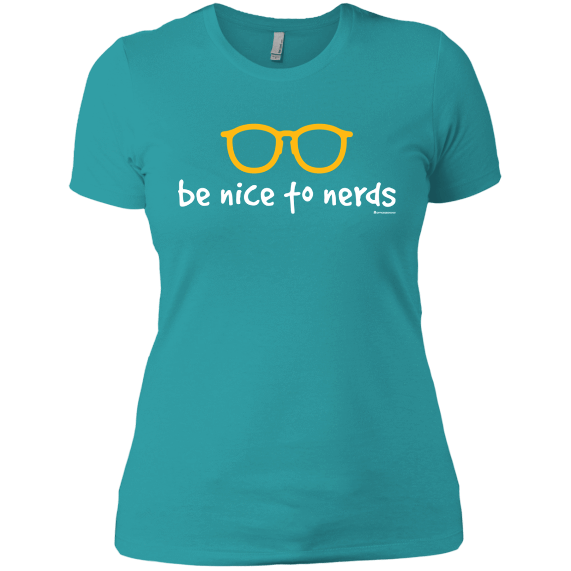 T-Shirts Tahiti Blue / X-Small Be Nice To Nerds Women's Premium T-Shirt