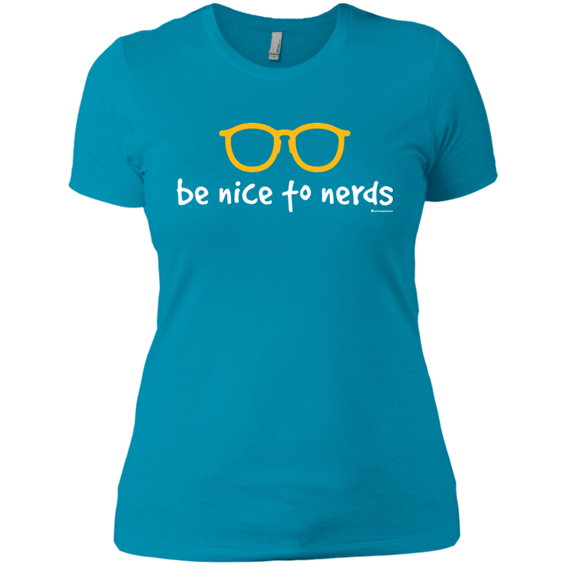 T-Shirts Turquoise / X-Small Be Nice To Nerds Women's Premium T-Shirt
